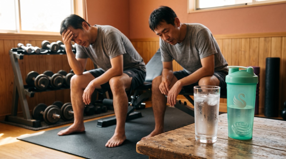二日酔いの日に筋トレをしていいか迷う40代